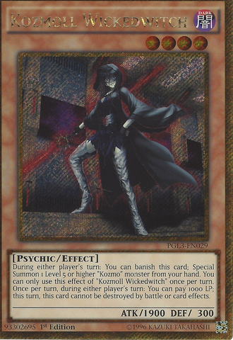 Kozmoll Wickedwitch [PGL3-EN029] Gold Secret Rare 