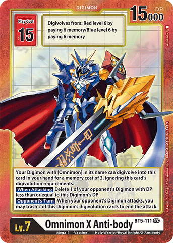 Omnimon X Anti-body [BT5-111] (Alternate Art) [Battle of Omni] 