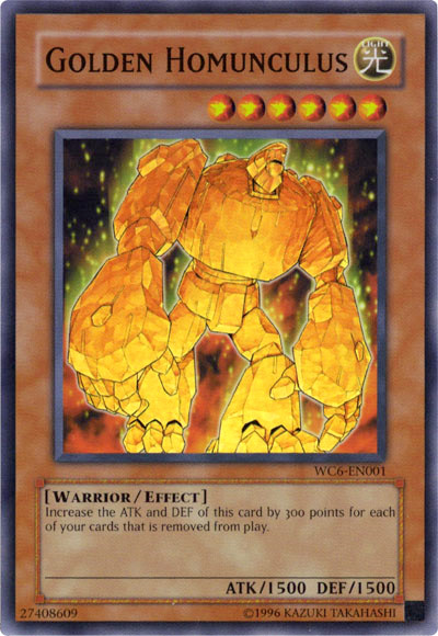 Golden Homunculus [WC6-EN001] Super Rare 