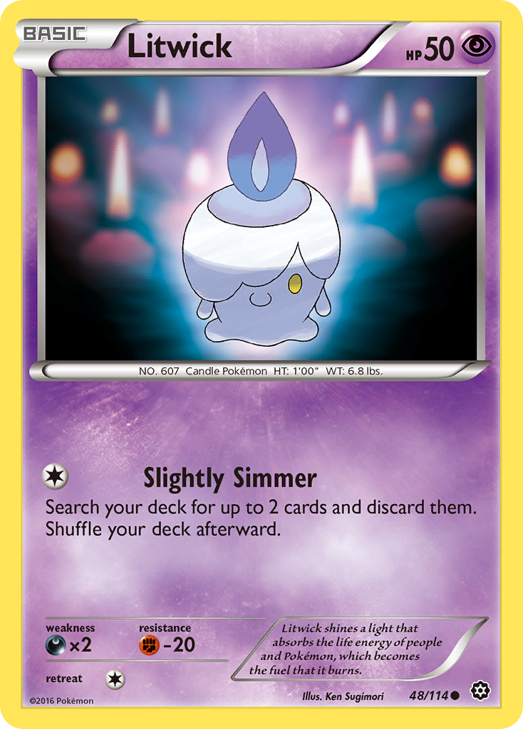 Litwick (48/114) [XY: Steam Siege] 
