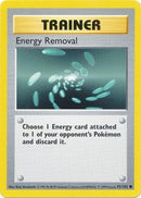 Energy Removal (92/102) [Base Set Shadowless Unlimited] 