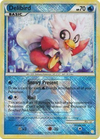 Delibird (39/123) (League Promo) [HeartGold &amp; SoulSilver: Base Set] 