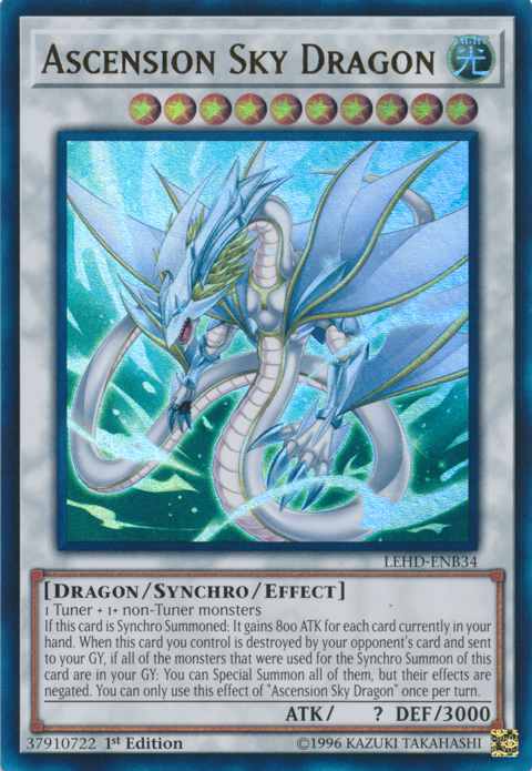 Ascension Sky Dragon [LEHD-ENB34] Ultra Rare 
