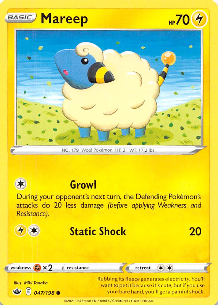 Mareep (047/198) [Sword &amp; Shield: Chilling Reign] 