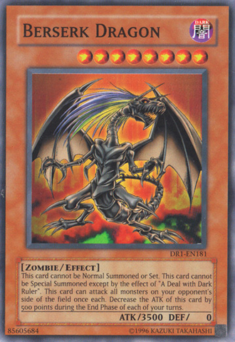 Berserk Dragon [DR1-EN181] Super Rare 