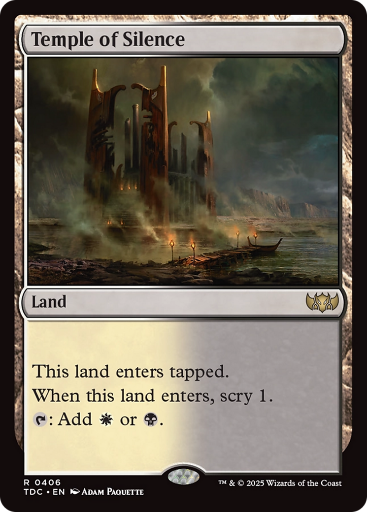 Temple of Silence [Tarkir: Dragonstorm Commander] 