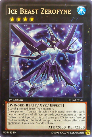 Ice Beast Zerofyne [LTGY-EN049] Rare 