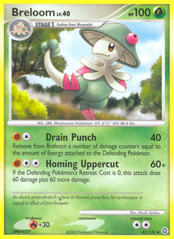 Breloom (45/132) [Diamond &amp; Pearl: Secret Wonders] 