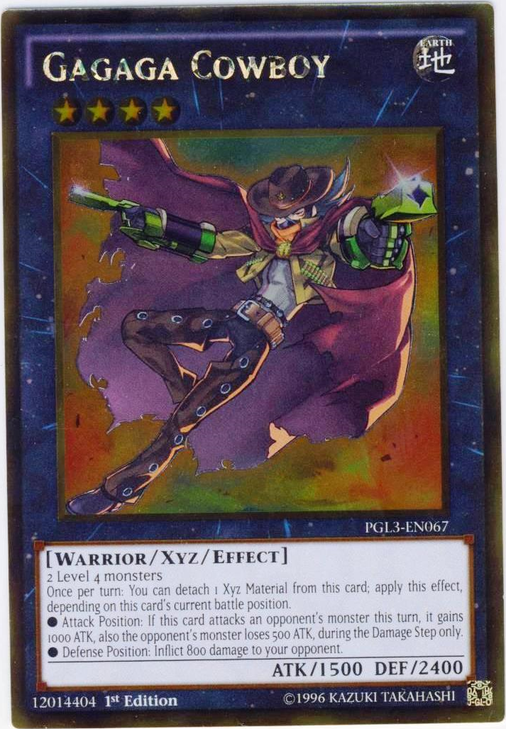 Gagaga Cowboy [PGL3-EN067] Gold Rare 