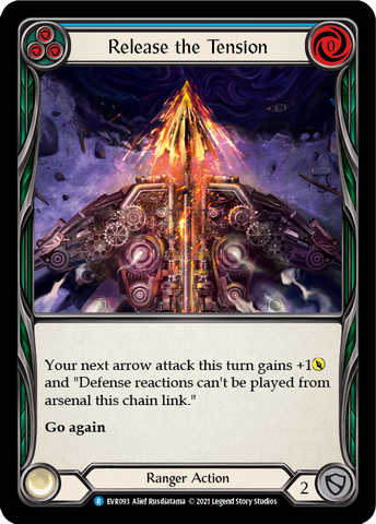 Release the Tension (Blue) [EVR093] (Everfest) 1st Edition Rainbow Foil 