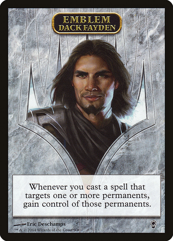 Dack Fayden Emblem [Conspiracy Tokens] 