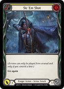 Sic 'Em Shot (Yellow) [ARC073-C] (Arcane Rising) 1st Edition Rainbow Foil 