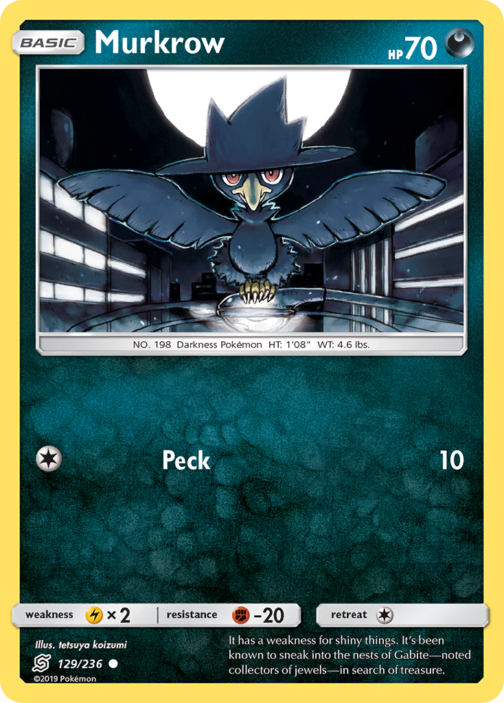Murkrow (129/236) [Sun &amp; Moon: Unified Minds] 