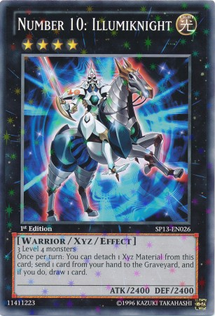 Number 10: Illumiknight [SP13-EN026] Starfoil Rare 