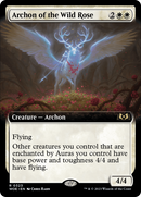 Archon of the Wild Rose (Extended Art) [Wilds of Eldraine] 