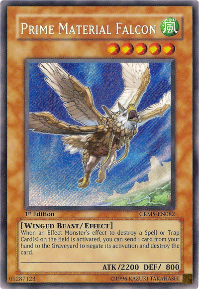 Prime Material Falcon [CRMS-EN082] Secret Rare 