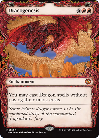 Dracogenesis (0300) (Showcase) [Tarkir: Dragonstorm] 