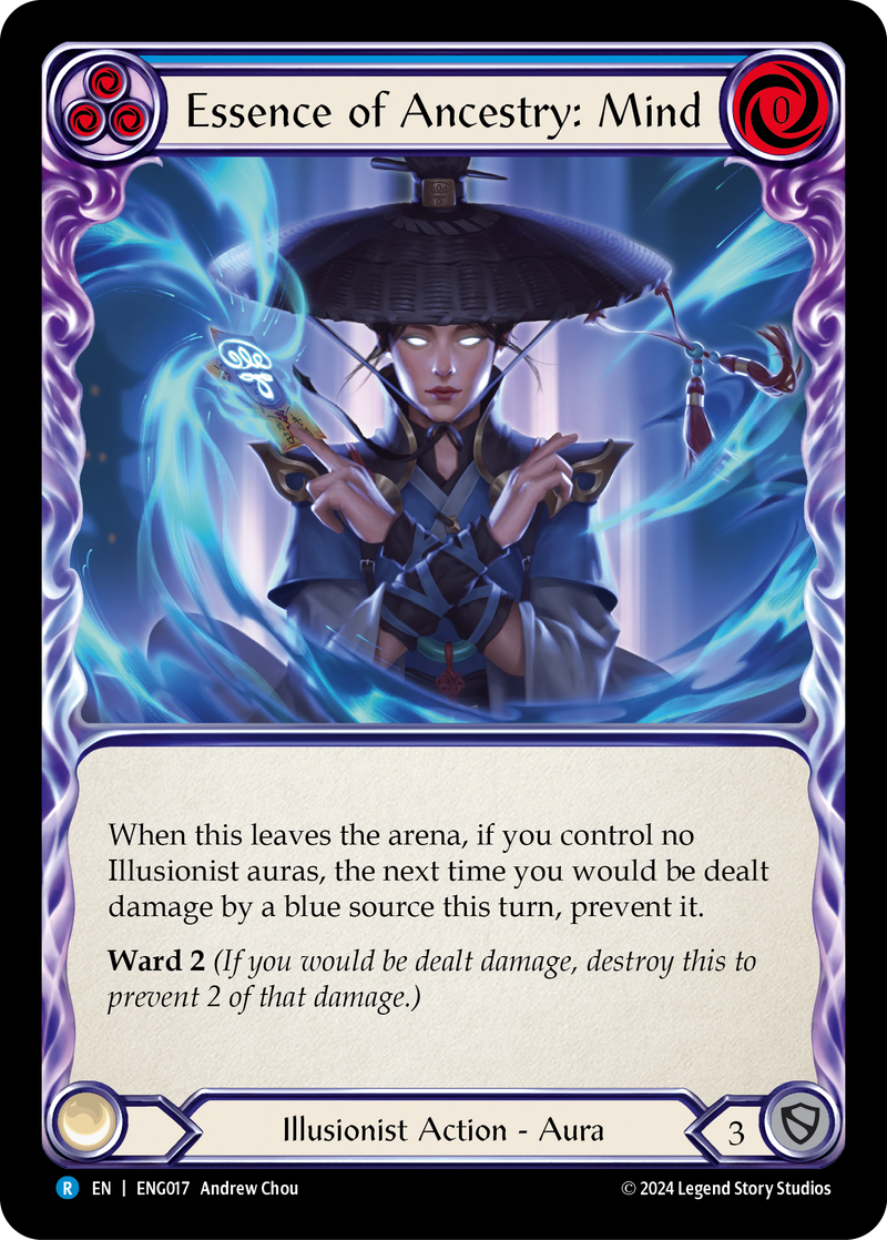 Essence of Ancestry: Mind [ENG017] (Part of the Mistveil Enigma Blitz Deck) 