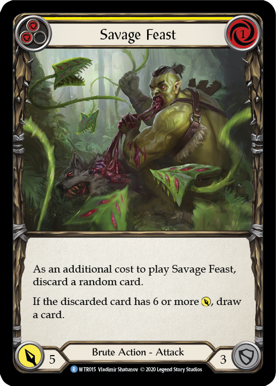 Savage Feast (Yellow) [U-WTR015] (Welcome to Rathe Unlimited) Unlimited Normal 