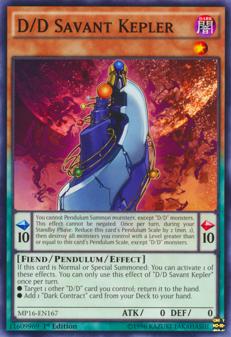 D/D Savant Kepler [MP16-EN167] Common 