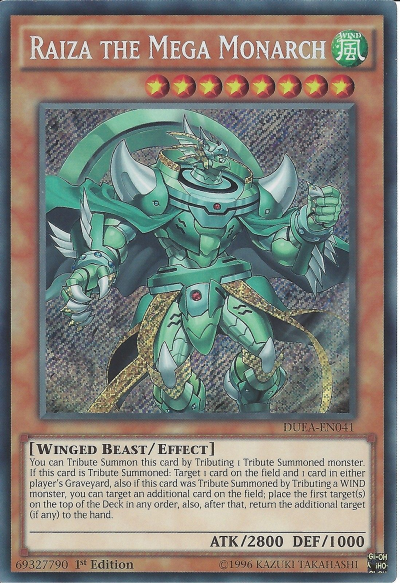 Raiza the Mega Monarch [DUEA-EN041] Secret Rare 