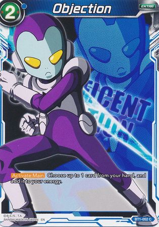 Objection (BT1-052) [Magnificent Collection Fusion Hero] 