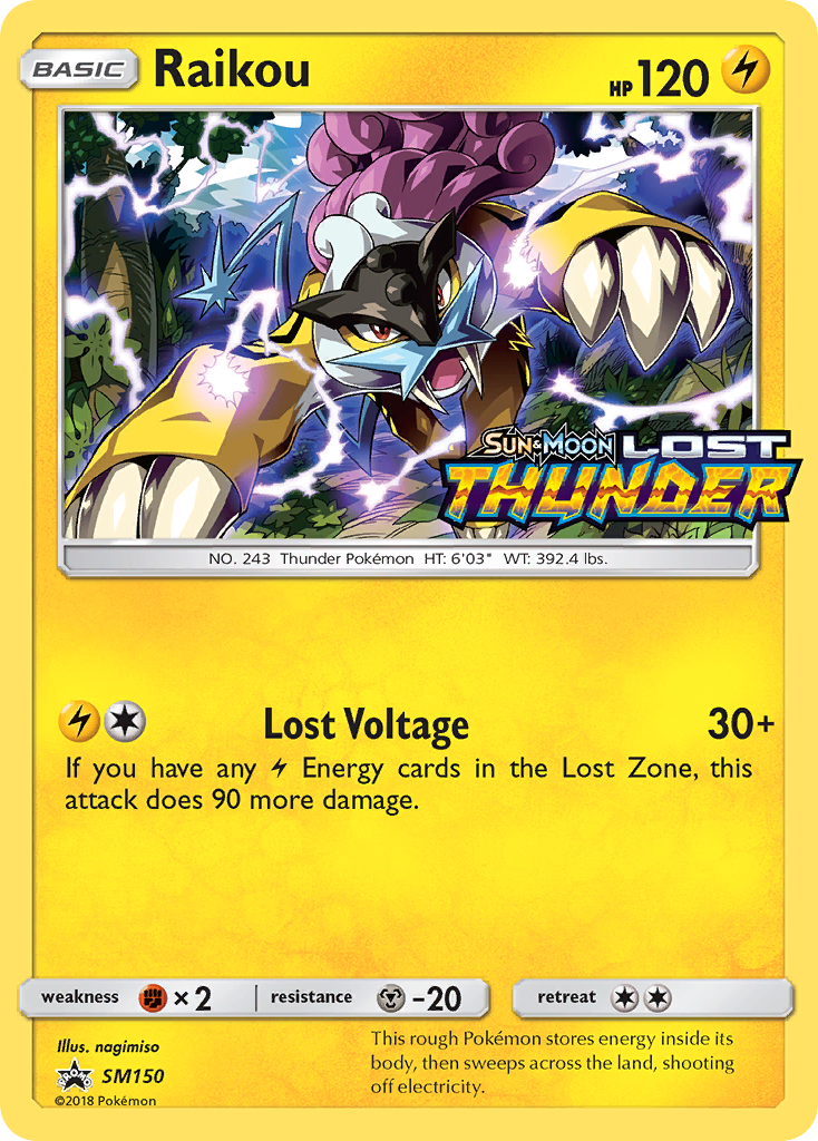 Raikou (SM150) [Sun &amp; Moon: Black Star Promos] 
