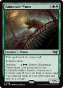 Railing Wurm [Duskmourn: House of Horror] 