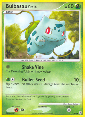 Bulbasaur (77/132) [Diamond &amp; Pearl: Secret Wonders] 