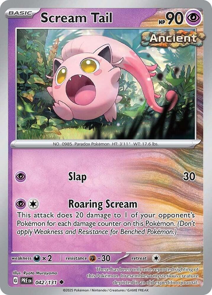 Scream Tail (042/131) [Scarlet &amp; Violet: Prismatic Evolutions] 