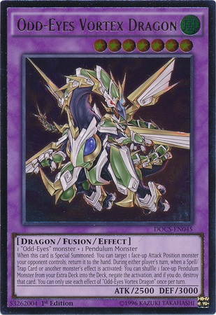 Odd-Eyes Vortex Dragon (UTR) [DOCS-EN045] Ultimate Rare 