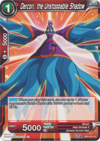 Dercori, the Unstoppable Shadow (DB2-015) [Divine Multiverse] 