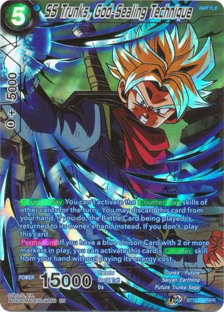 SS Trunks, God-Sealing Technique (SPR) (BT10-044) [Rise of the Unison Warrior 2nd Edition] 