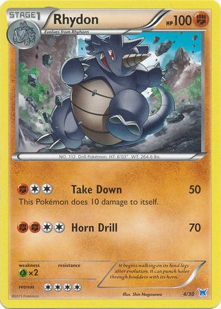 Rhydon (4/30) [XY: Trainer Kit 2 - Latios] 