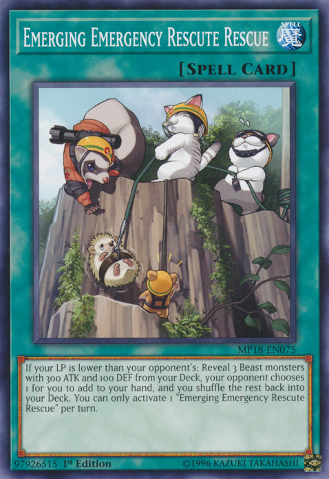 Emerging Emergency Rescute Rescue [MP18-EN075] Common 