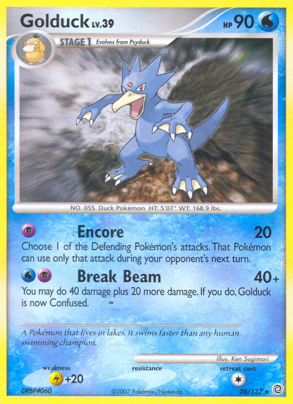 Golduck (28/132) [Diamond &amp; Pearl: Secret Wonders] 