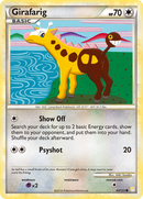 Girafarig (64/123) [HeartGold &amp; SoulSilver: Base Set] 