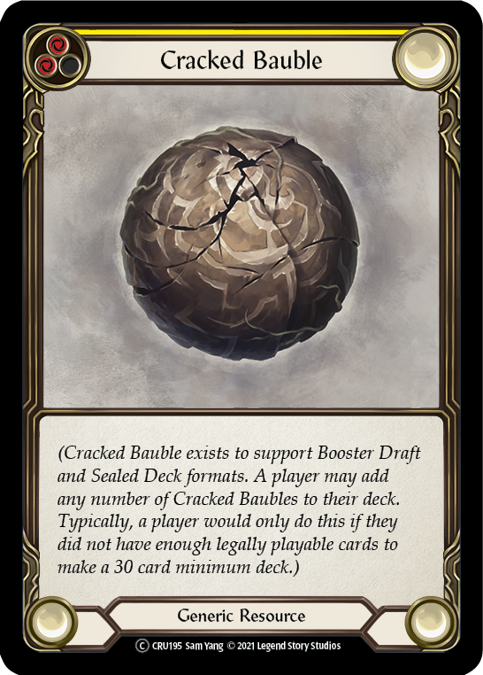 Cracked Bauble [U-CRU195] (Crucible of War Unlimited) Unlimited Rainbow Foil 