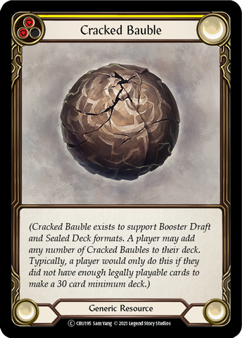 Cracked Bauble [U-CRU195] (Crucible of War Unlimited) Unlimited Rainbow Foil 