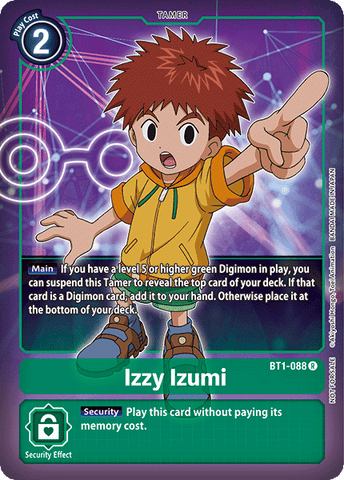 Izzy Izumi [BT1-088] (Buy-A-Box Promo) [Release Special Booster Ver.1.0 Promos] 
