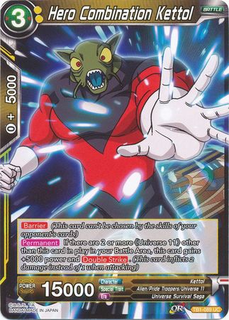 Hero Combination Kettol (TB1-089) [The Tournament of Power] 