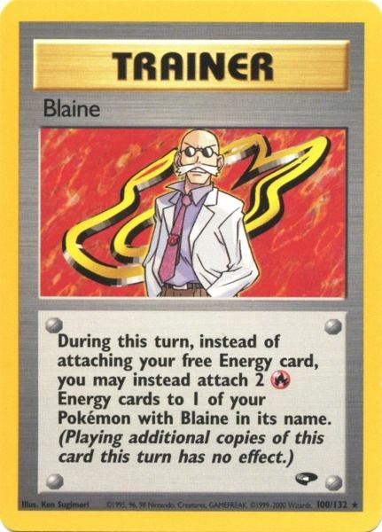 Blaine (100/132) [Gym Challenge Unlimited] 