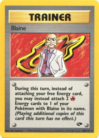 Blaine (100/132) [Gym Challenge Unlimited] 