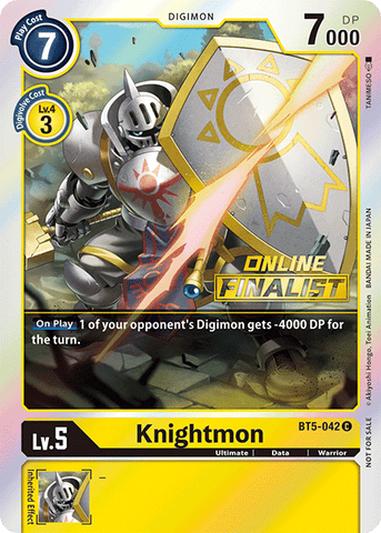 Knightmon [BT5-042] (Online Finalist) [Battle of Omni Promos] 