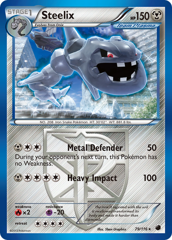 Steelix (79/116) [Black &amp; White: Plasma Freeze] 