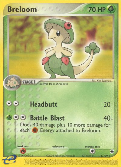 Breloom (16/109) [EX: Ruby &amp; Sapphire] 
