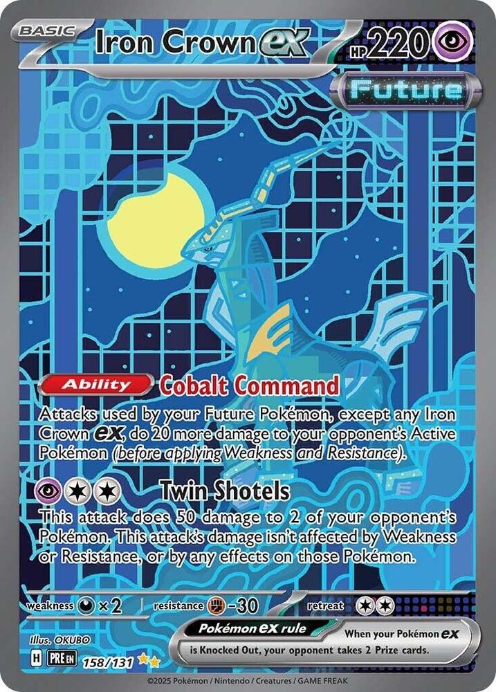 Iron Crown ex (158/131) [Scarlet &amp; Violet: Prismatic Evolutions] 