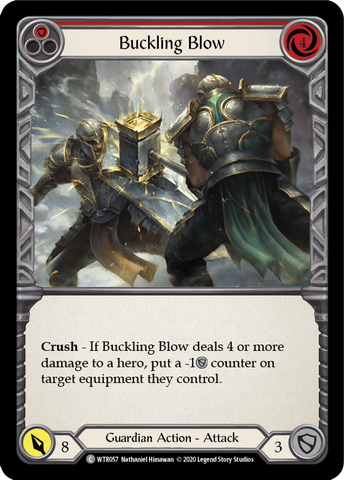 Buckling Blow (Red) [U-WTR057] (Welcome to Rathe Unlimited) Unlimited Rainbow Foil 
