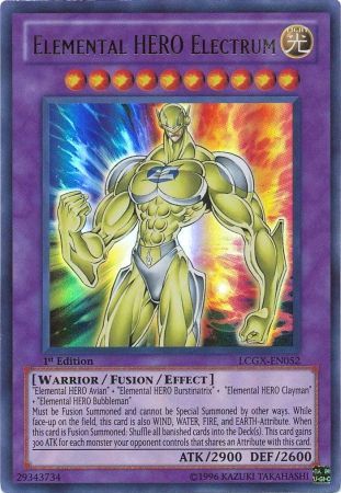 Elemental HERO Electrum [LCGX-EN052] Ultra Rare 