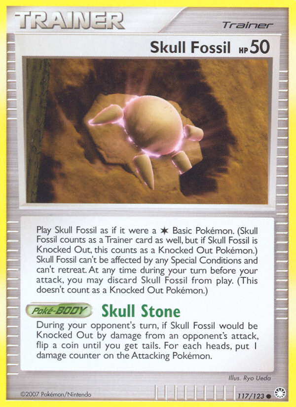 Skull Fossil (117/123) [Diamond &amp; Pearl: Mysterious Treasures] 